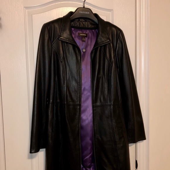 Danier Leather Long Double Layer Coat - Picture 6 of 10
